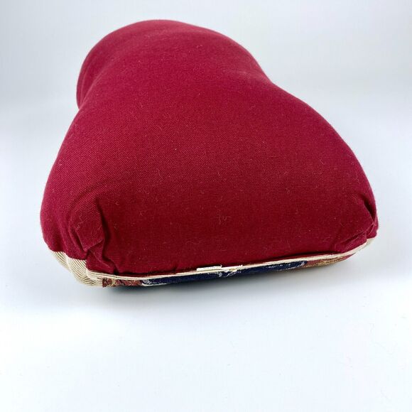 VTG Fabric Santa Door Stop Riverdale Decorative USA Made 90s Holiday Christmas - Picture 8 of 10